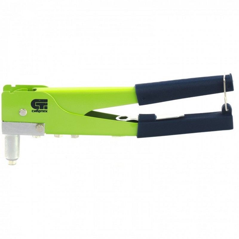 Заклепочник 270мм переставной 0-90гр, заклепки 2,4-3,2-4,0-4,8мм Сибртех 40543