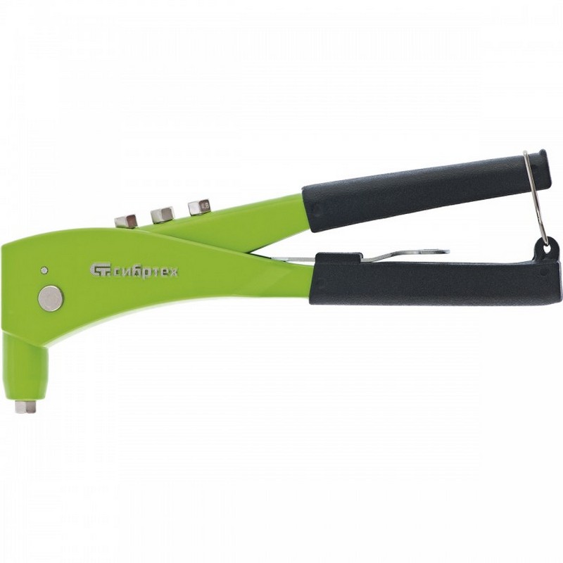 Заклепочник 250мм литой корпус, заклепки 2,4-3,2-4,0-4,8мм Сибртех 40545