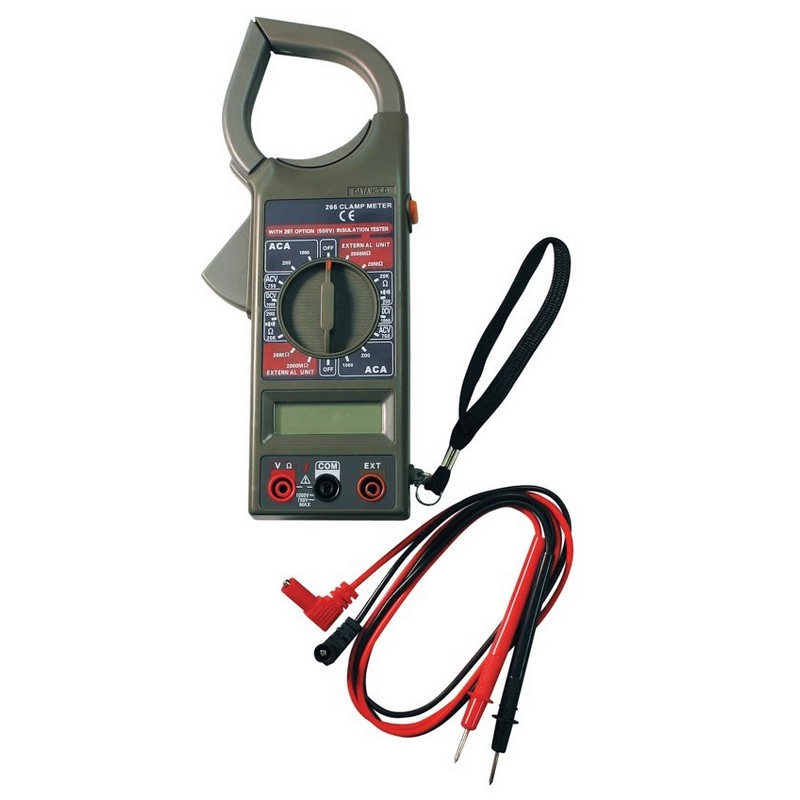 Мультиметр РЕСАНТА DT-266, токоизм.клещи, DCV-1000в ACV-750в 1000А 20кОм