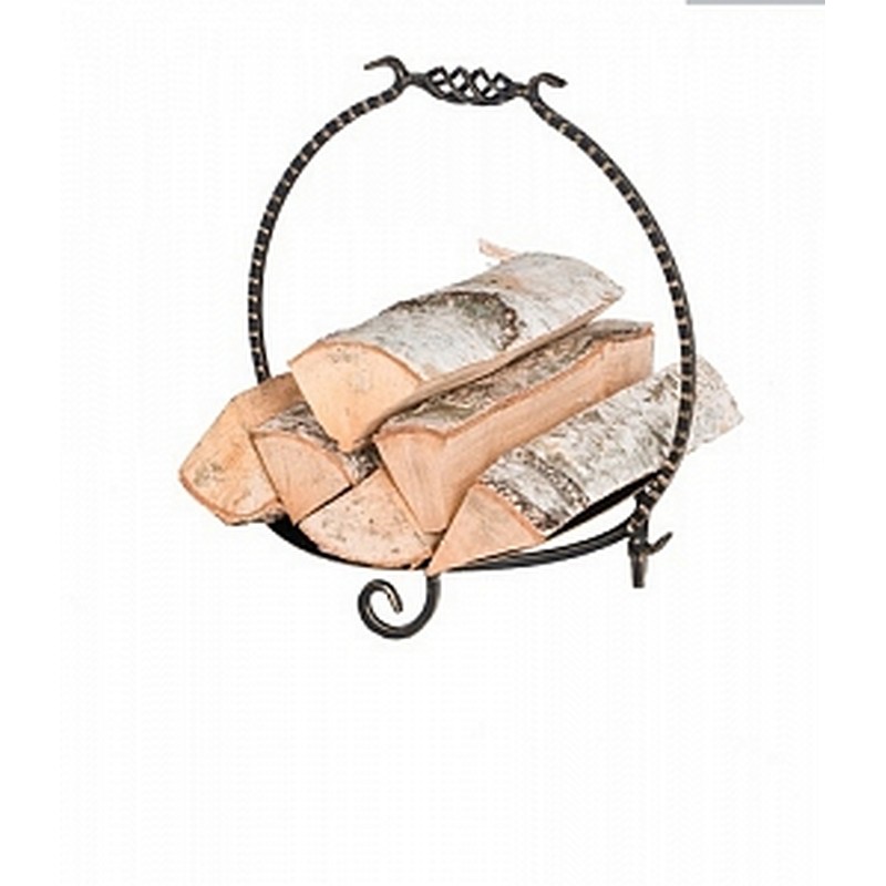 Дровница ВЕЗУВИЙ ковка D140 S серебро