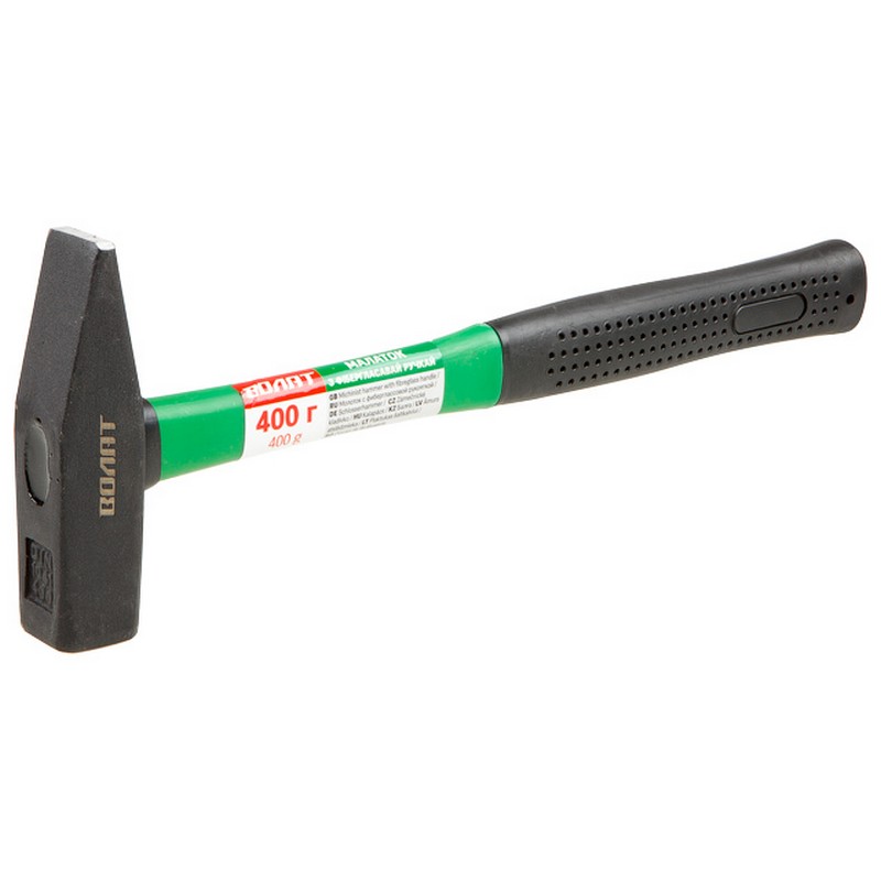 Молоток 400г фиберглас.рукоят. ВОЛАТ 10180-04