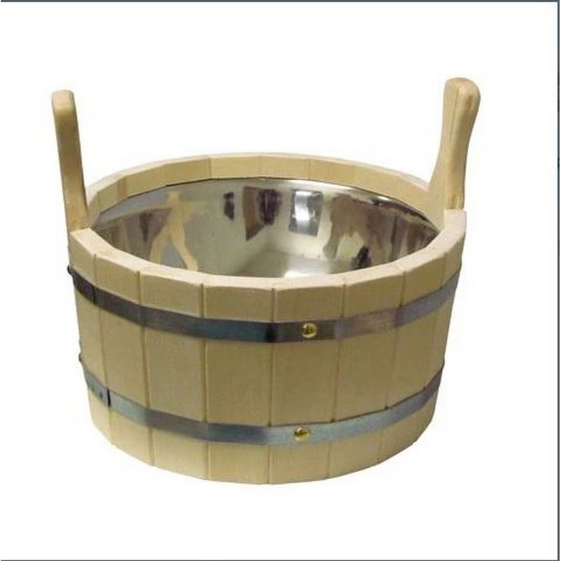 Ушат ЛТ-12 нерж. 5л  Липа