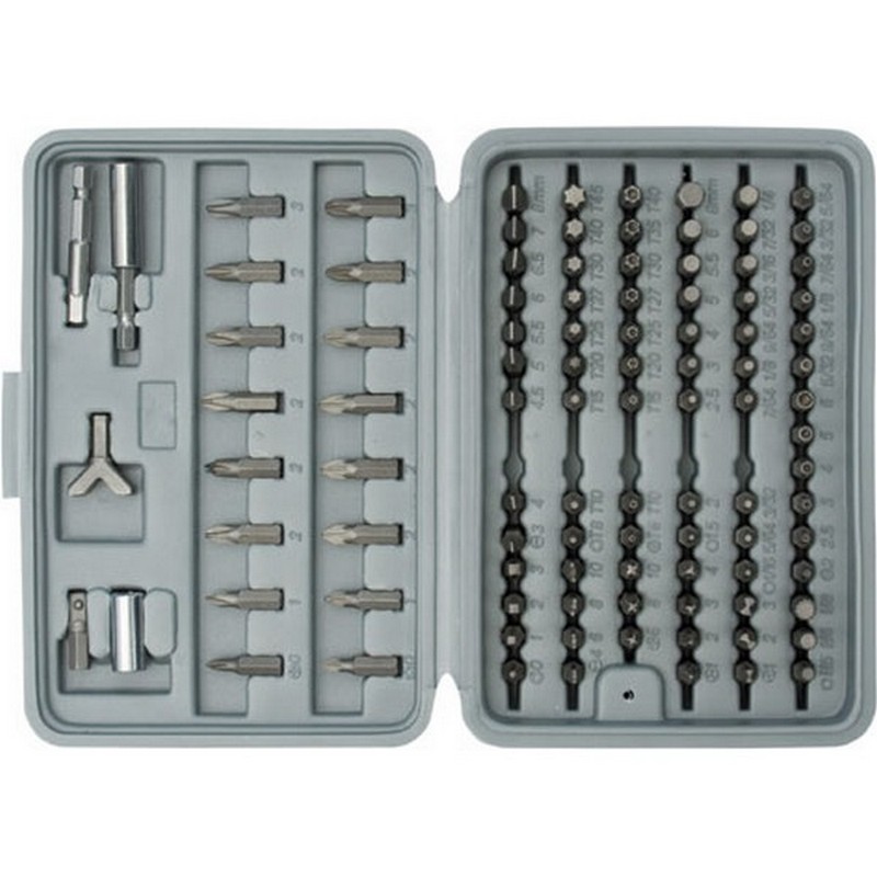Набор бит 100шт CrV FIT 57859