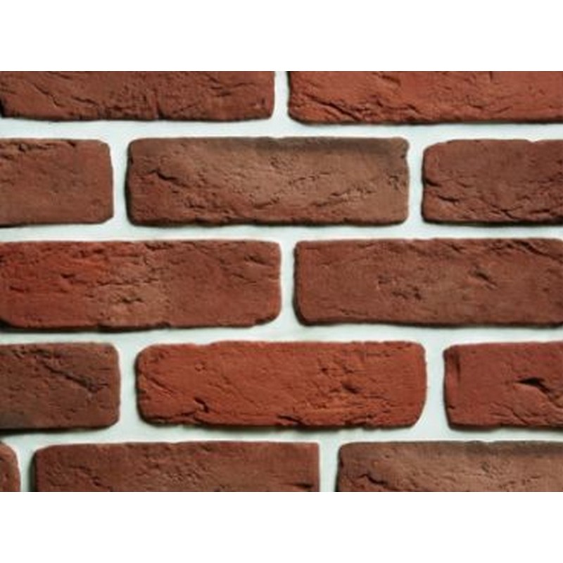 Кирпич cтарый красный 0,9 м2