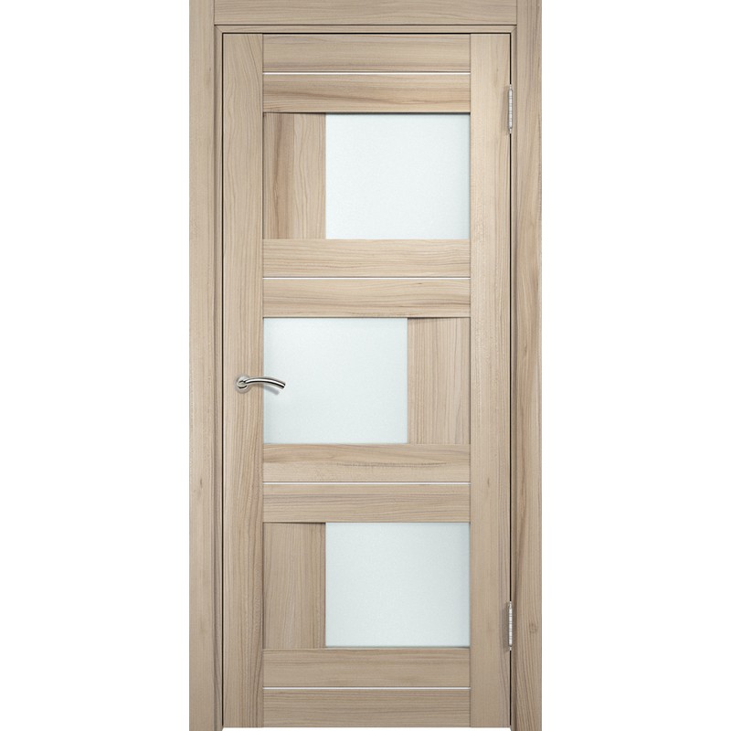 Дверное полотно мод. №11 экошпон капучино 2000х800 стекло 