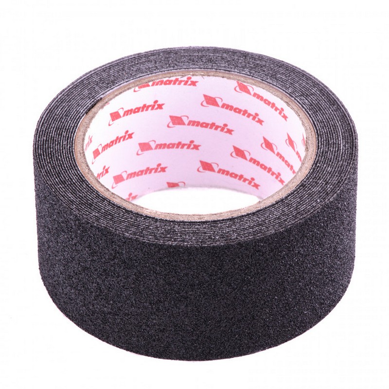Лента противоскользящая клейкая 50мм 5м черная Matrix 88707