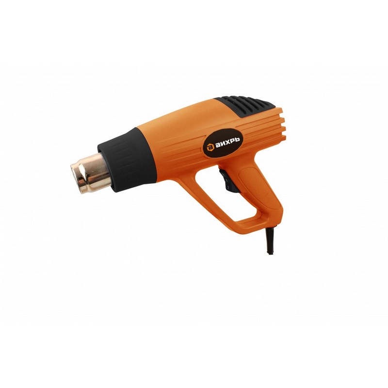 Фен строительный ВИХРЬ ТП-2000М, 2000вт 350/550гр 250/550л/мин, без насадок, коробка