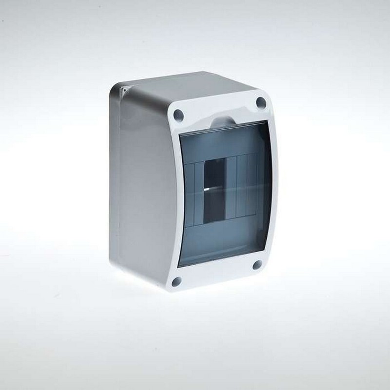 Бокс о/у 4-модул. пласт. с двер. белый IP40 Рувинил 68304