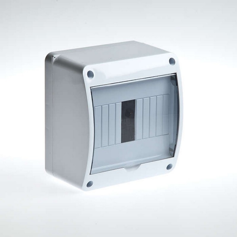 Бокс о/у 6-модул. пласт. с двер. белый IP40 Рувинил 68306