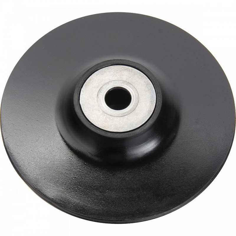 Диск опорный для фибровых кругов 125мм М14 резиновый MATRIX 76226