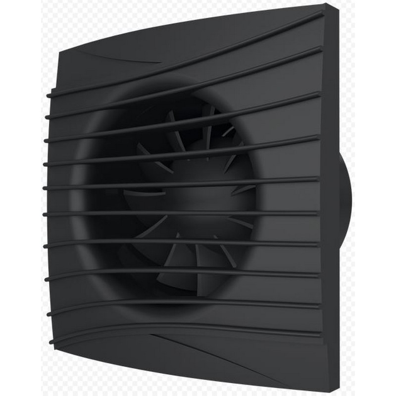 Вентилятор SILENT 4C с обр.клап D100 OBSIDIAN (черн)