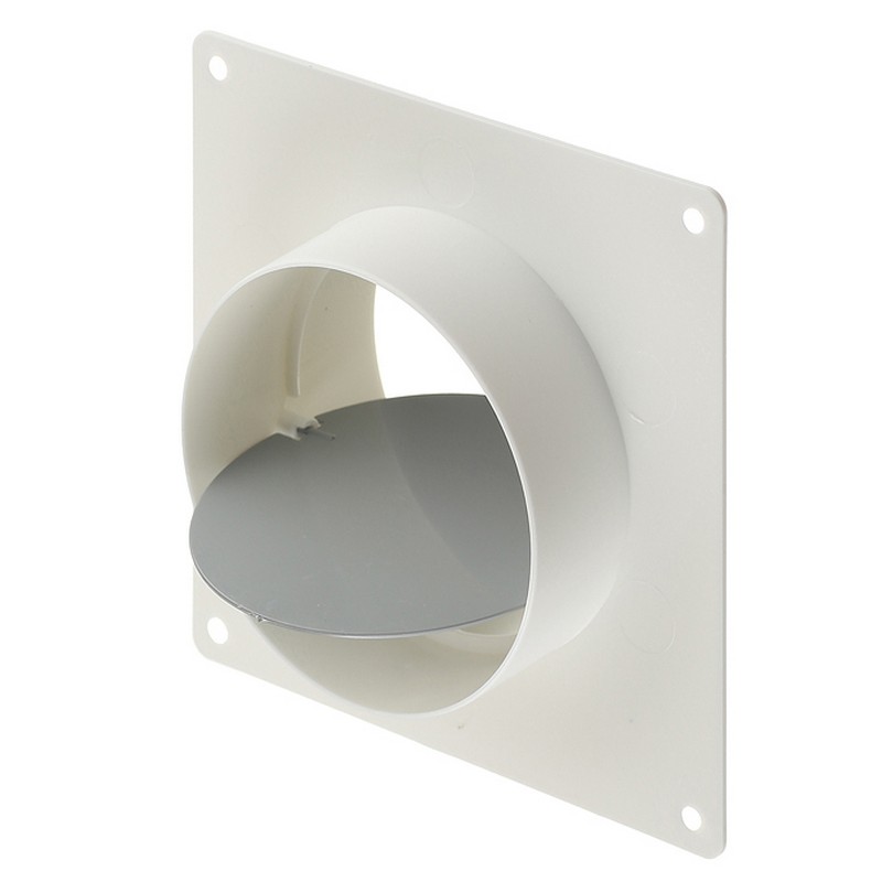 Соединитель для кругого канала с накл. пластиной 10 SKNP (100мм)