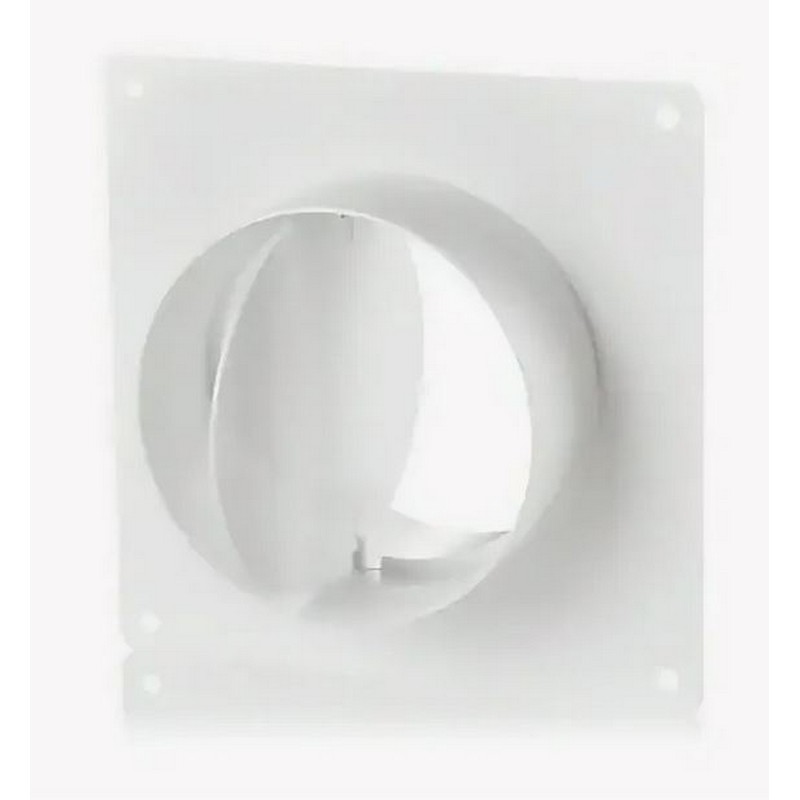 Соединитель для кругого канала с накл. пластиной и обрат.клапан 12,5 SKNPО (125мм)