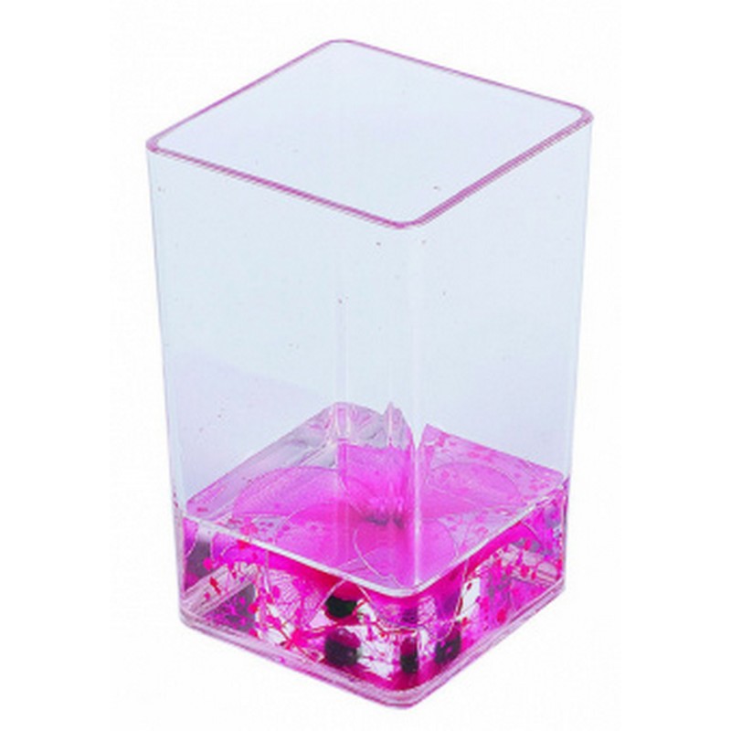 Стакан для зубных щёток "Розовые цветы" 