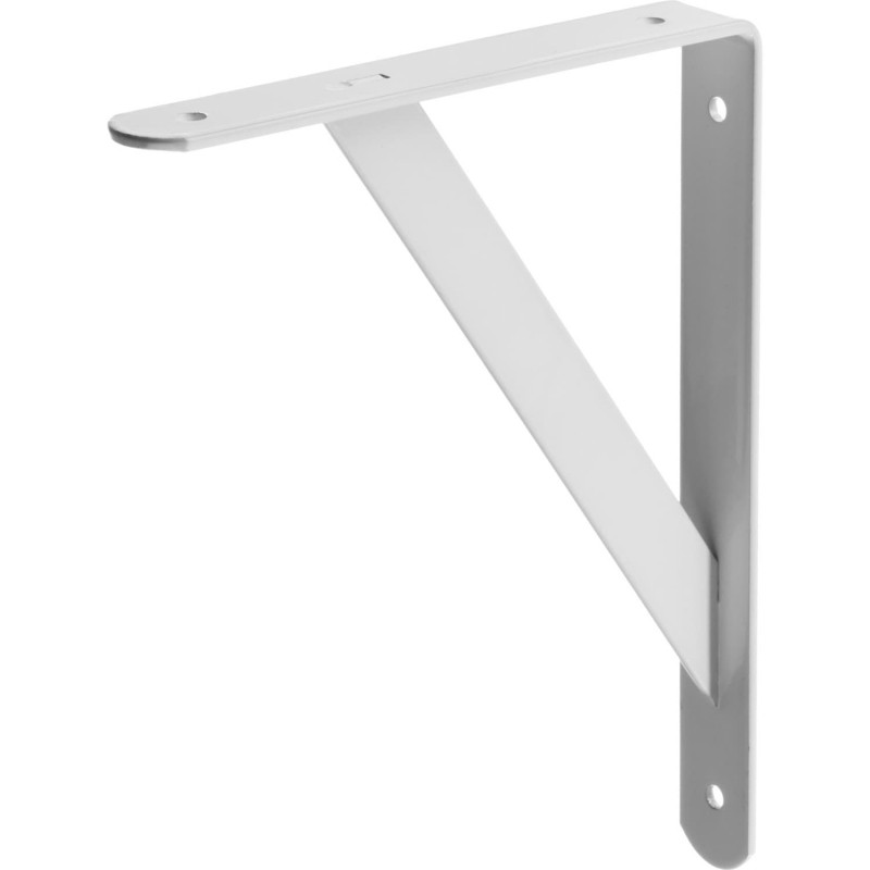 Уголок-кронштейн для полок усиленный 250х200 белый