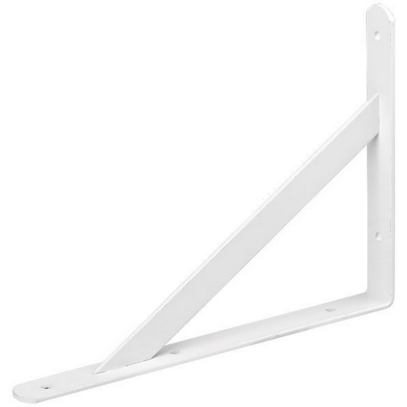 Уголок-кронштейн для полок усиленный 500х350 белый