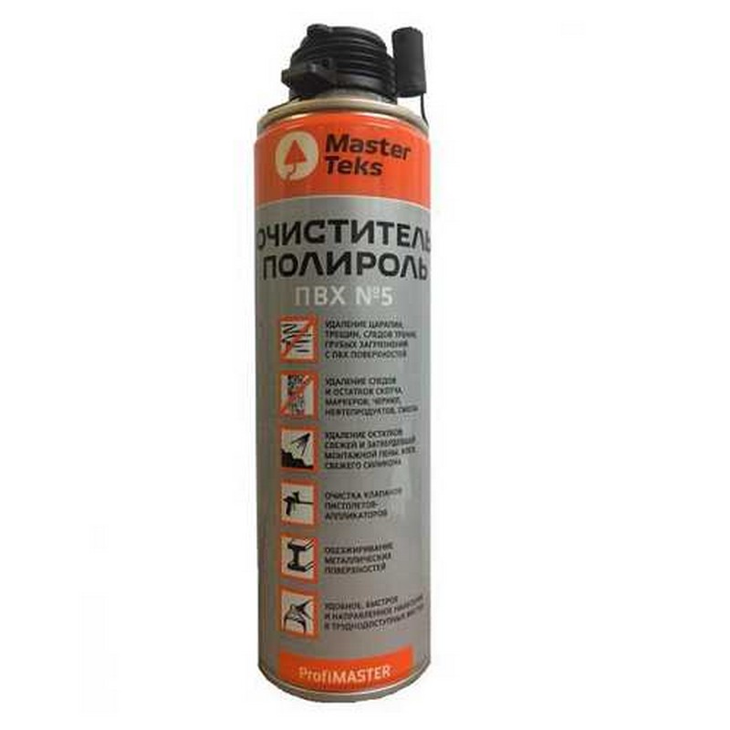 Очиститель-полироль MasterTeks ProfiMaster №5 для ПВХ