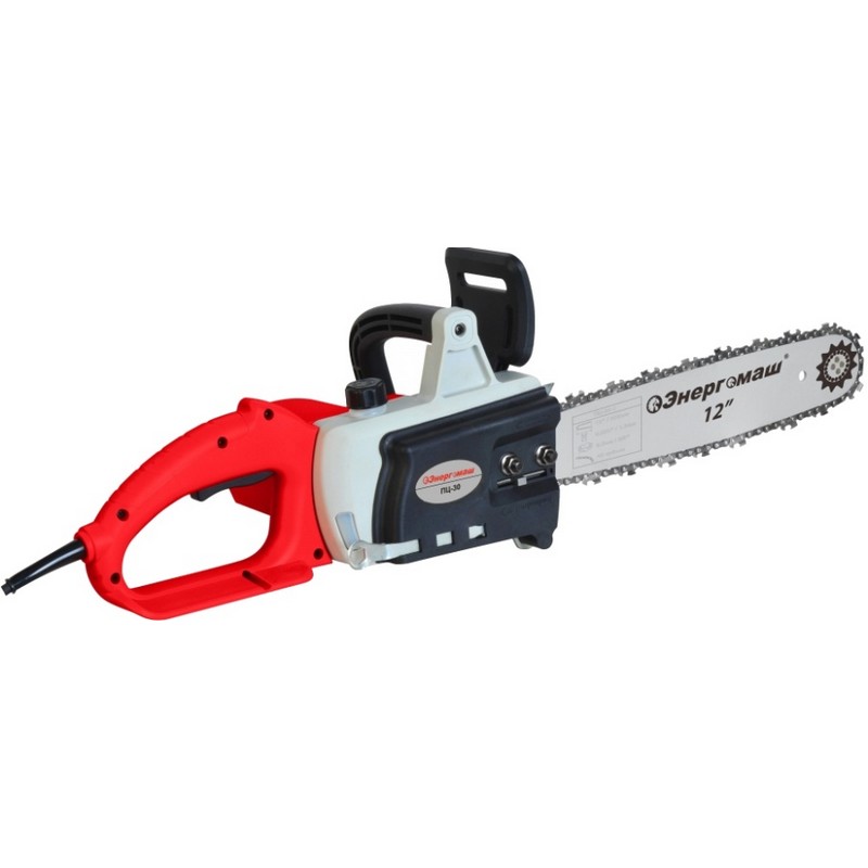 Пила цепная электрич. ЭНЕРГОМАШ ПЦ-30, 2200вт 12"(305мм) 3/8"-1,3мм