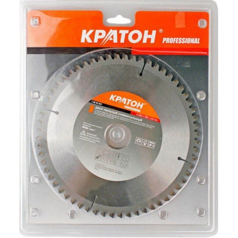 Диск пильный универсальный 200/32/30х2,5мм 60-зуб. Кратон 10604001