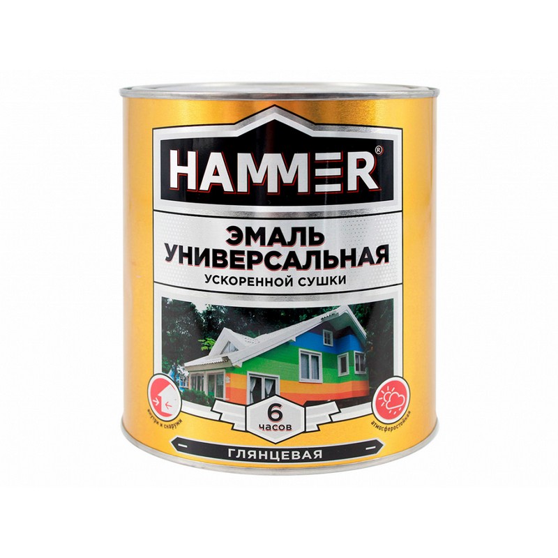 Грунт-эмаль 3 в 1 КР белая 2,5 кг