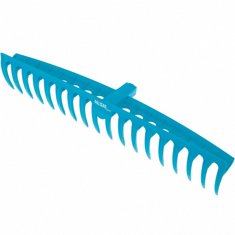 Грабли пластиковые 18-зуб. 565мм (плоский зуб) усиленные Palisad LUXE 61733