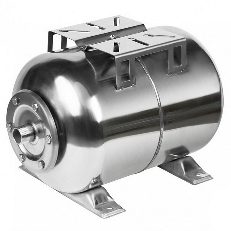 Гидроаккумулятор 24л, (гор.), нерж. сталь, мембрана EPDM