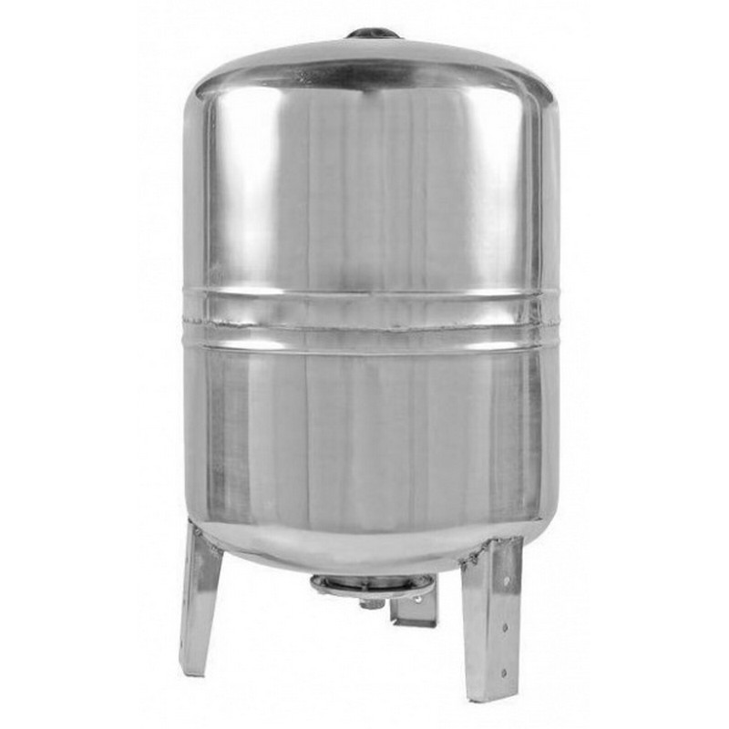 Гидроаккумулятор 100л, (вер.), нерж. сталь, мембрана EPDM 