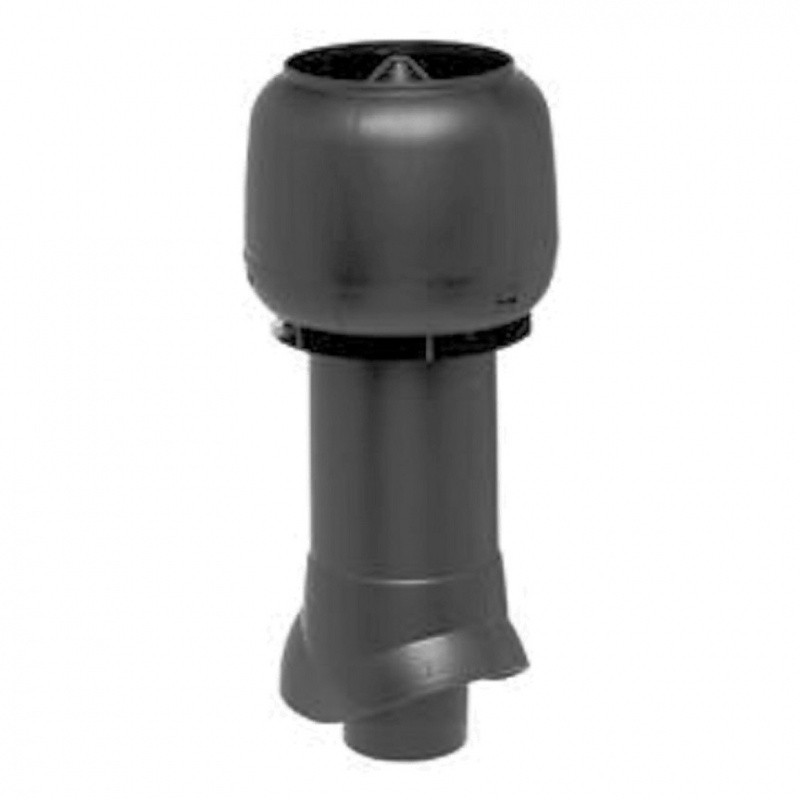 Труба вентиляции в сборе 110/160/500 ГРАФИТ (утепл)