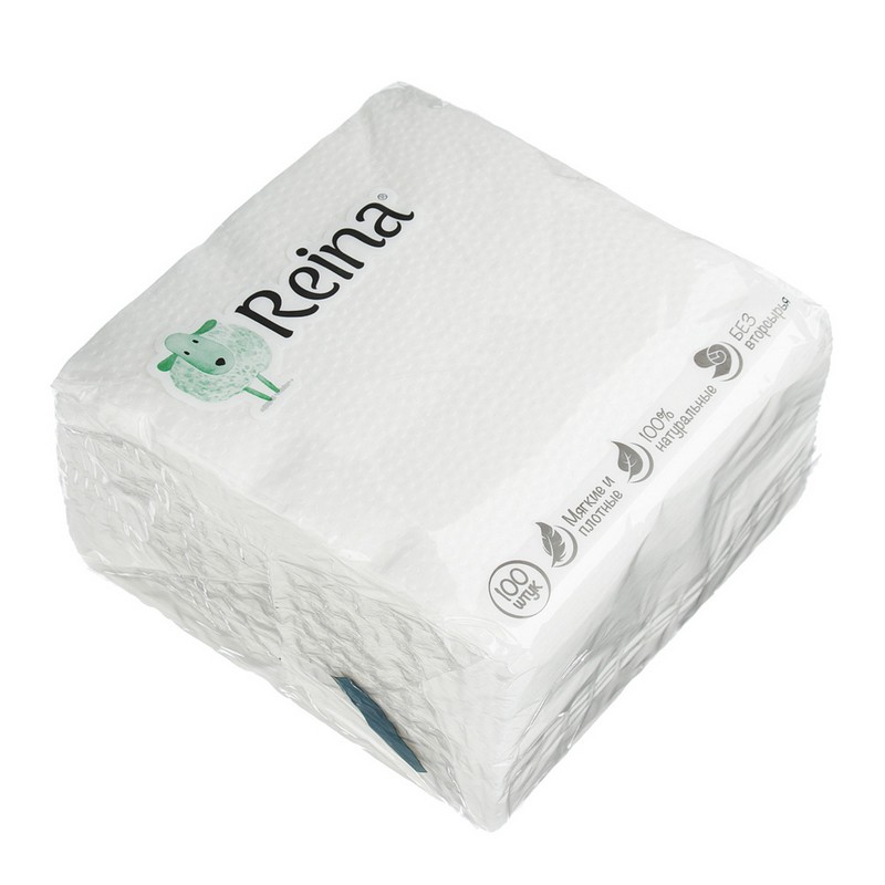 Салфетки бумажные 100шт