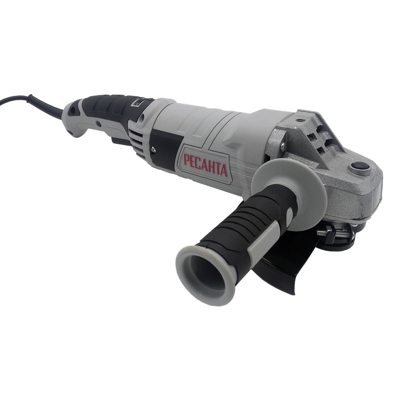 Шлифмашина угловая РЕСАНТА УШМ-150/1400Э, 150мм 1400вт 4000-10500об/мин, удлинен.рукоятка