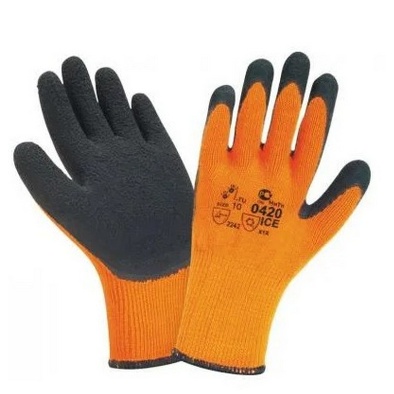 Перчатки acrilic 10G/latex foam ICE 