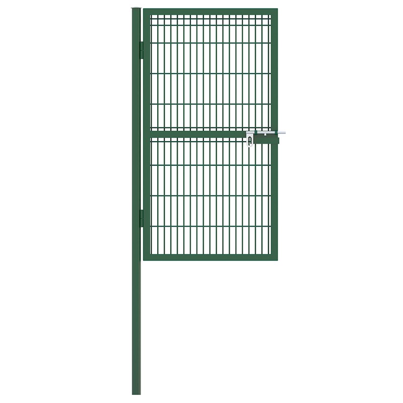 Калитка со сварной сеткой H 1,5м L 0,8м ППК RAL 6005