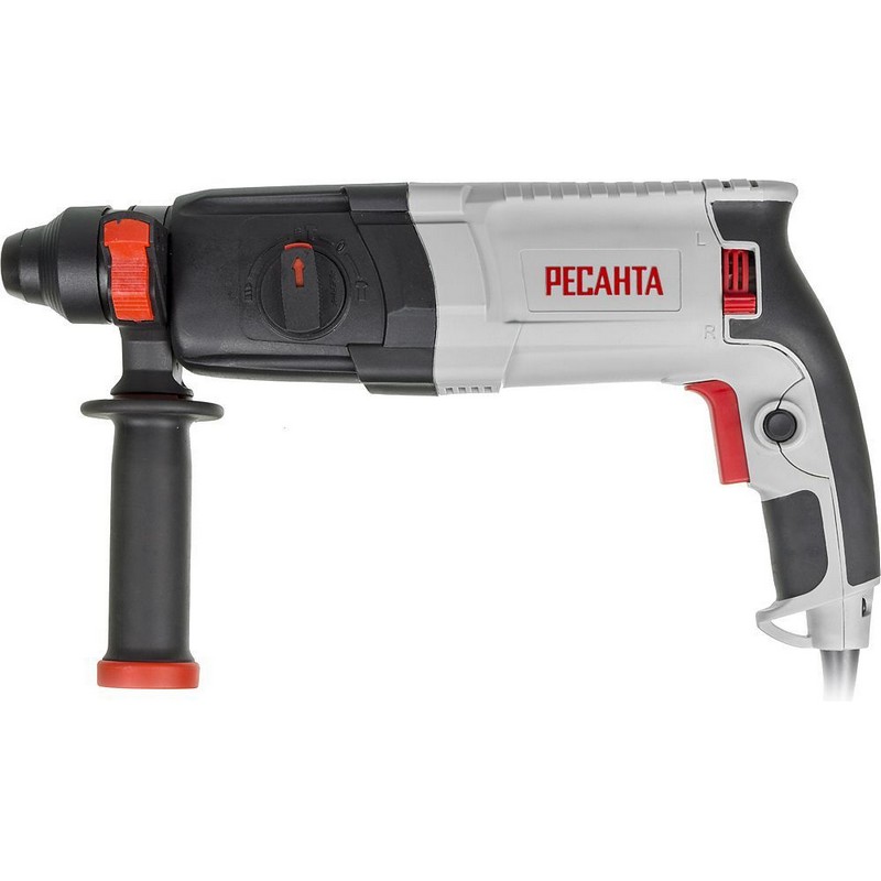 Перфоратор РЕСАНТА П-32-1000К, 1000вт 5,2Дж 3-реж. 4900уд/мин 1100об/мин SDS-Plus кейс