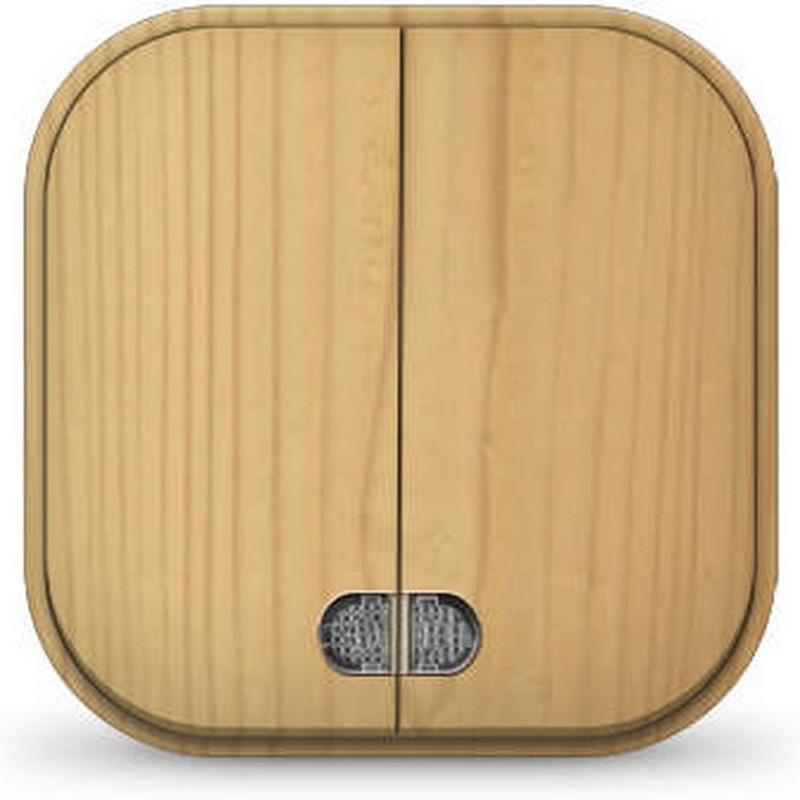 Выключатель о/у 2-кл. с подсв. Сосна 10А IP20  IONICH 1437