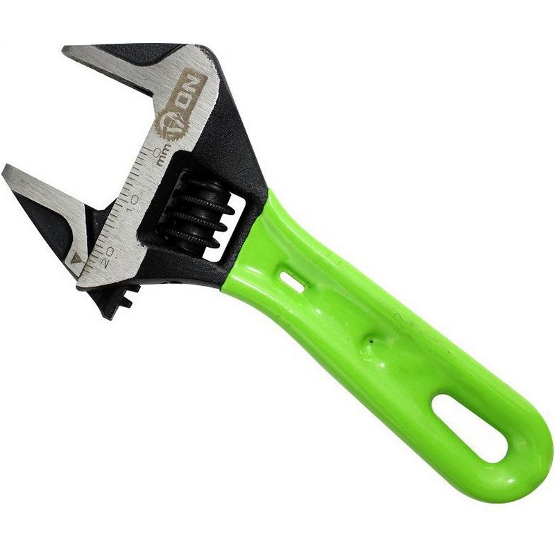 Ключ разводной 0-24мм тонкие губки, укороченная рукоятка 120мм CrV ON 04-01-150