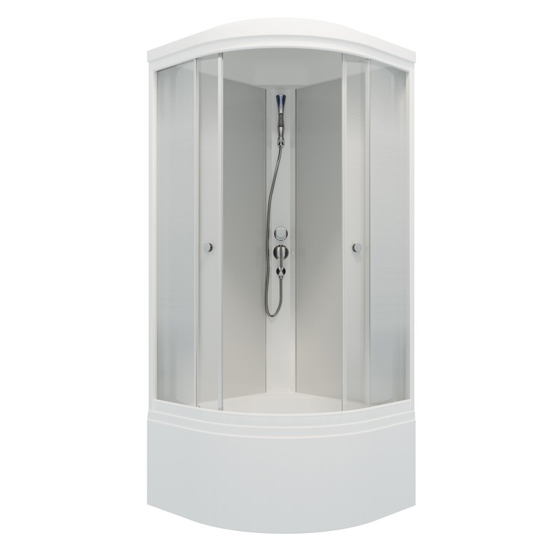 Душевая кабина ЛАЙТ Б высокий поддон 90*90 (ДН4,ГРАДИЕНТ,белый)