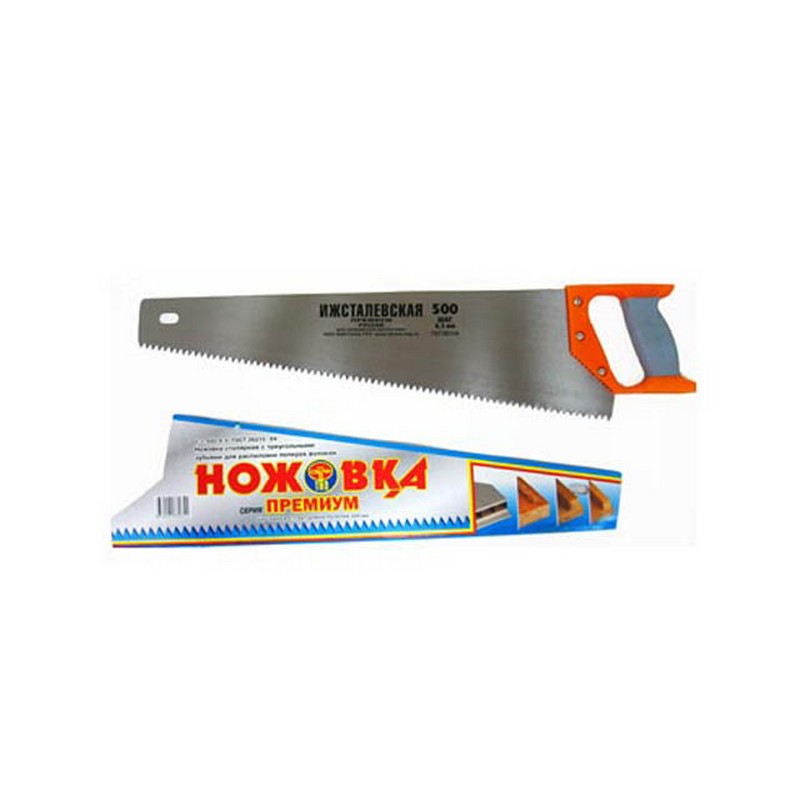 Ножовка по дереву 500мм зуб-6,5мм ПРЕМИУМ ООО"Ижсталь-ТНП"