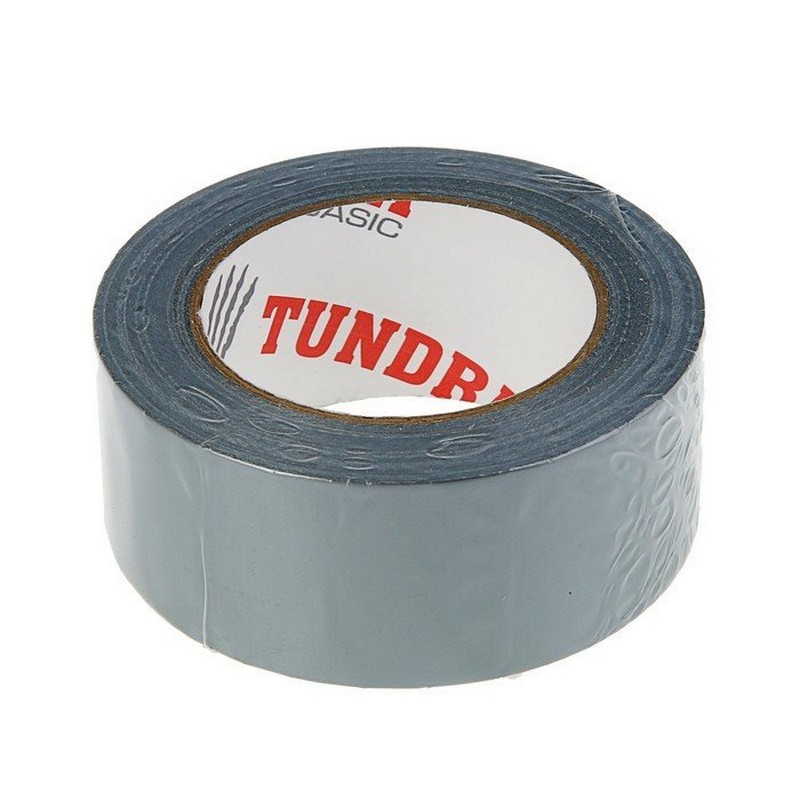 Лента армированная TUNDRA, 48 мм x 40 м, самоклеящаяся, стеклотканевая