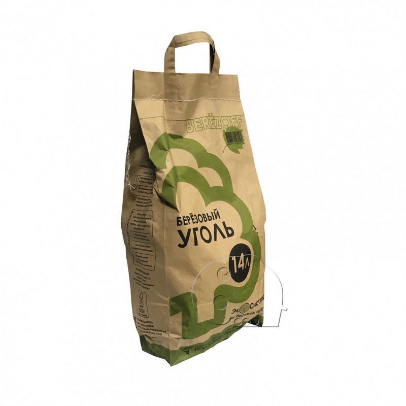 Уголь древесный БЕРЕЗОФФ 14л Премиум