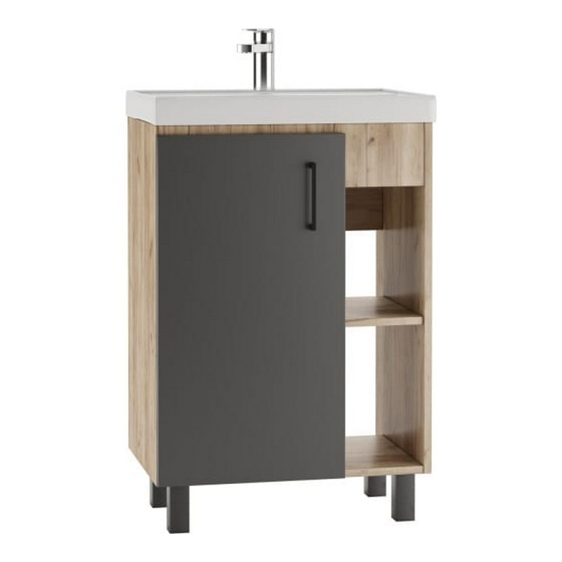 Тумба под умывальник "ФОСТЕР 60" CRAFT без ящика DCr2201T