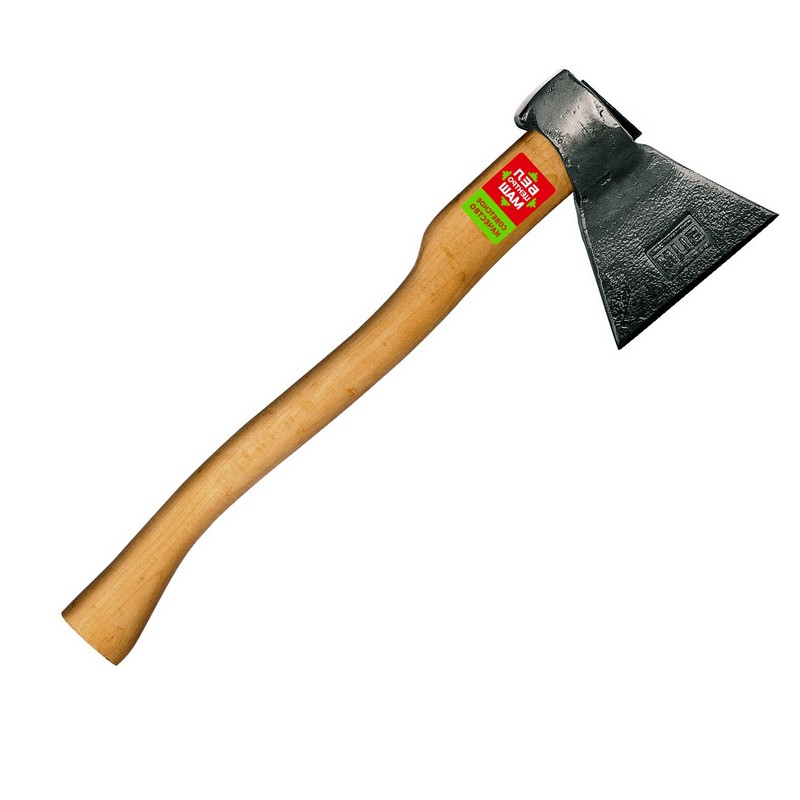 Топор 1400г кованый с прямым лезвием, дерев.топорище БЦМ 2110