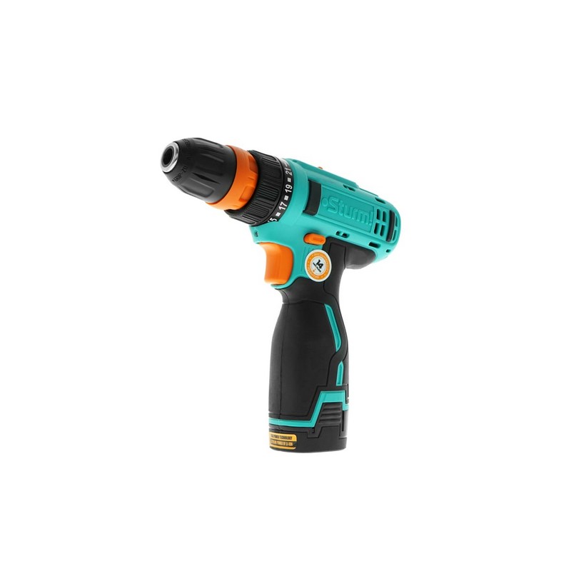 Дрель-шуруповерт акк. STURM CD3314LPT, 14,4в 2х2Ач Li-Ion 15Нм 2-скор. СМЕН.ПАТРОН, кейс